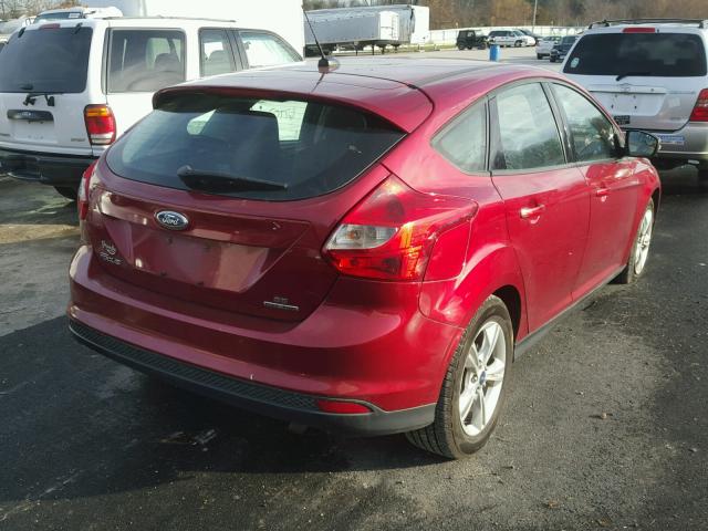 1FADP3K27EL123349 - 2014 FORD FOCUS SE RED photo 4