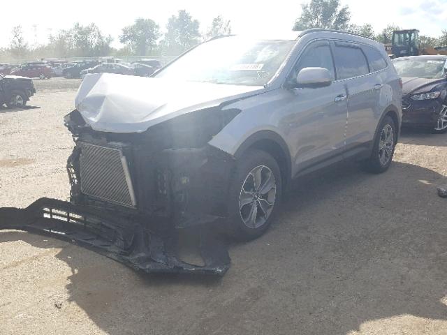 KM8SM4HF5GU159544 - 2016 HYUNDAI SANTA FE S GRAY photo 2