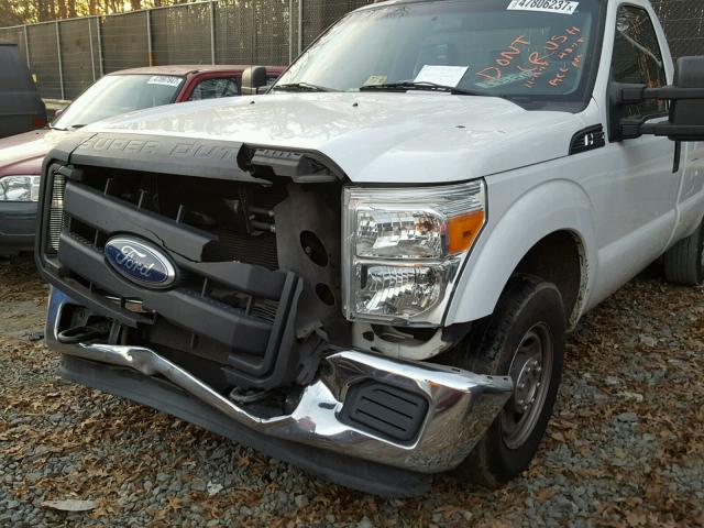 1FTBF2A67BEA54813 - 2011 FORD F250 SUPER WHITE photo 9