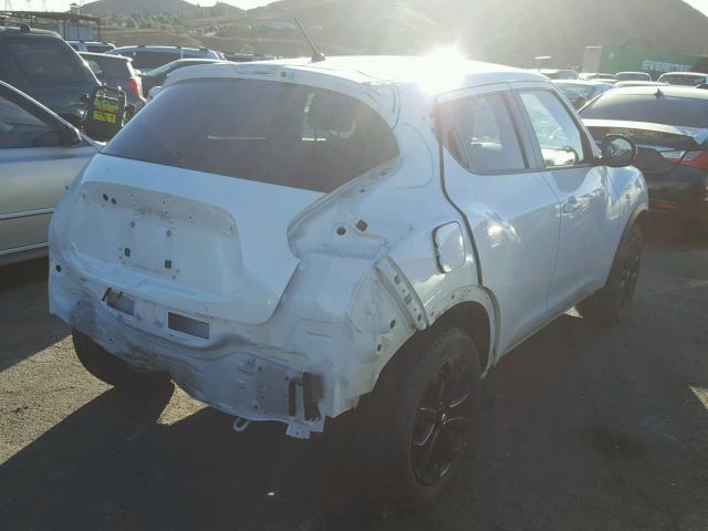 JN8AF5MR4ET357541 - 2014 NISSAN JUKE S WHITE photo 4