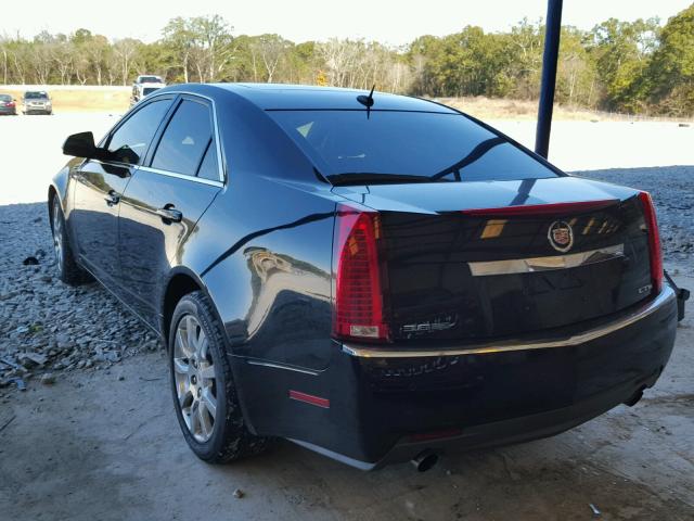 1G6DP57V480121964 - 2008 CADILLAC CTS HI FEA BLACK photo 3