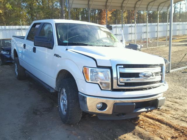 1FTFW1EF5EFC09458 - 2014 FORD F150 SUPER WHITE photo 1