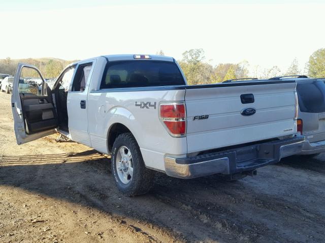 1FTFW1EF5EFC09458 - 2014 FORD F150 SUPER WHITE photo 3