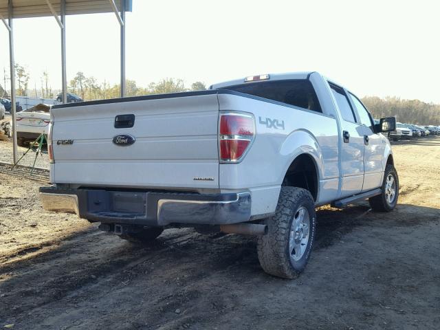 1FTFW1EF5EFC09458 - 2014 FORD F150 SUPER WHITE photo 4