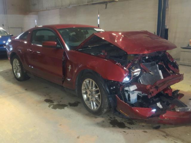 1ZVBP8AMXC5260303 - 2012 FORD MUSTANG RED photo 1