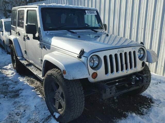 1C4HJWEG3CL173362 - 2012 JEEP WRANGLER U SILVER photo 1