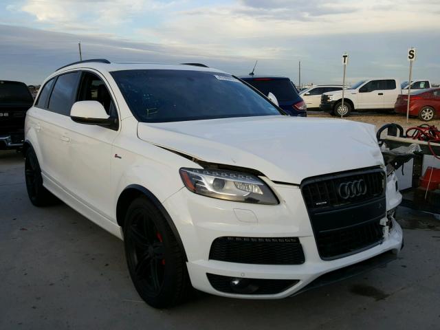 WA1DGAFE8CD002575 - 2012 AUDI Q7 PRESTIG WHITE photo 1