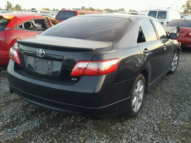 4T1BE46K57U107182 - 2007 TOYOTA CAMRY NEW BLACK photo 4