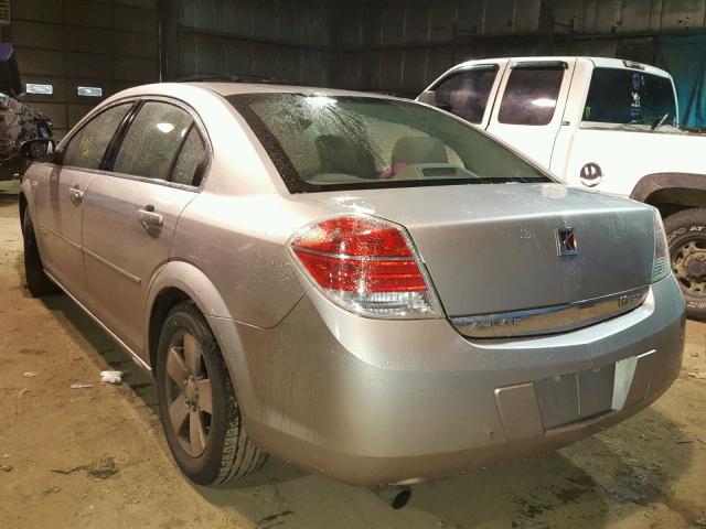 1G8ZR57557F276915 - 2007 SATURN AURA GREEN SILVER photo 3