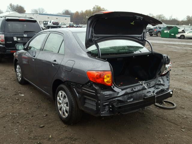 JTDBU4EE4A9116047 - 2010 TOYOTA COROLLA BA BLACK photo 3