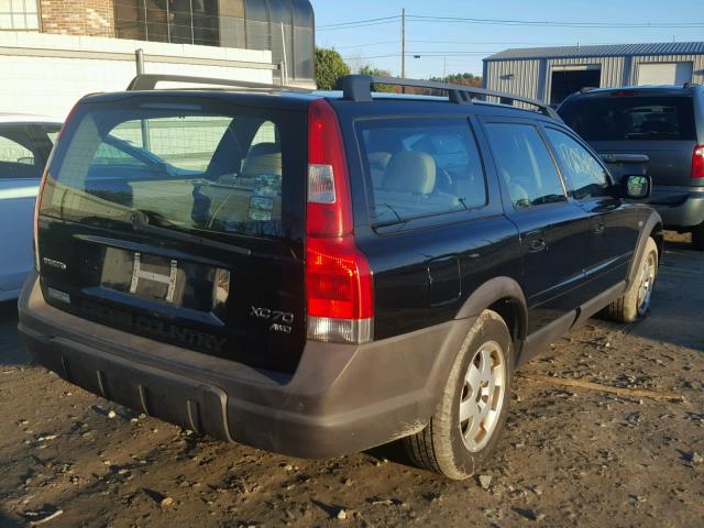 YV1SZ59H441170215 - 2004 VOLVO XC70 BLACK photo 4