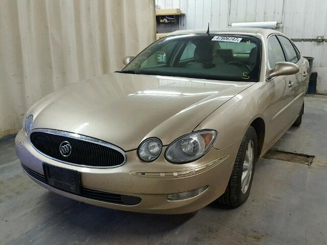 2G4WD562351298507 - 2005 BUICK LACROSSE C TAN photo 2