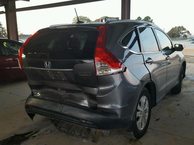 5J6RM3H77CL013680 - 2012 HONDA CR-V EXL SILVER photo 4