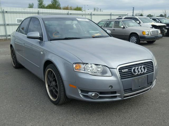 WAUAF78E27A086487 - 2007 AUDI A4 2 GRAY photo 1