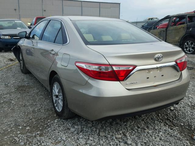 4T1BF1FK0HU354610 - 2017 TOYOTA CAMRY LE BEIGE photo 3