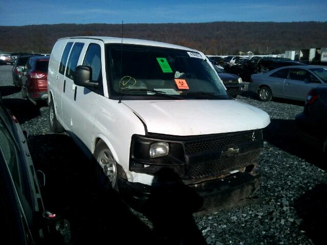 1GCSHAF45D1128798 - 2013 CHEVROLET EXPRESS G1 WHITE photo 1