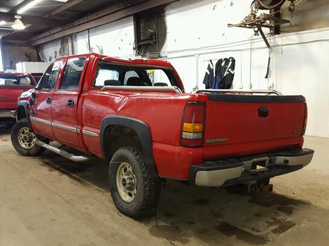 1GTHC23U61F175775 - 2001 GMC SIERRA C25 RED photo 3