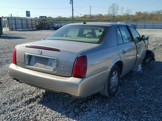 1G6KD54Y43U283934 - 2003 CADILLAC DEVILLE GOLD photo 4