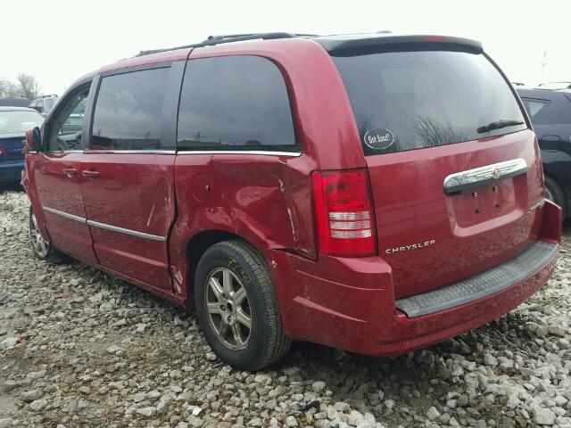 2A8HR54139R654348 - 2009 CHRYSLER TOWN & COU RED photo 3