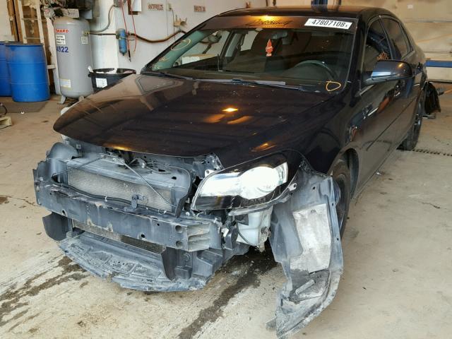 1G1ZC5EB6AF168769 - 2010 CHEVROLET MALIBU 1LT შავი ფოტო 2