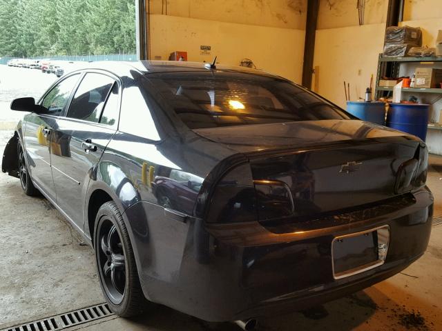 1G1ZC5EB6AF168769 - 2010 CHEVROLET MALIBU 1LT შავი ფოტო 3