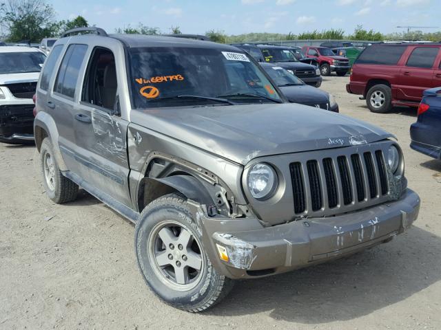 1J4GL38KX5W684793 - 2005 JEEP LIBERTY RE BROWN photo 1