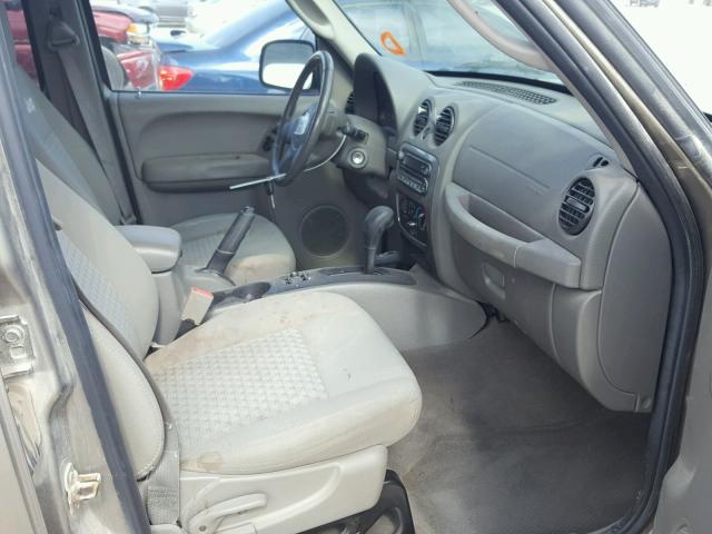 1J4GL38KX5W684793 - 2005 JEEP LIBERTY RE BROWN photo 5