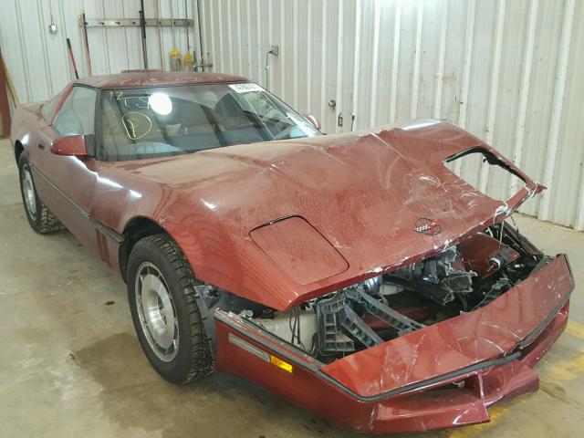 1G1YY2183H5103917 - 1987 CHEVROLET CORVETTE MAROON photo 1