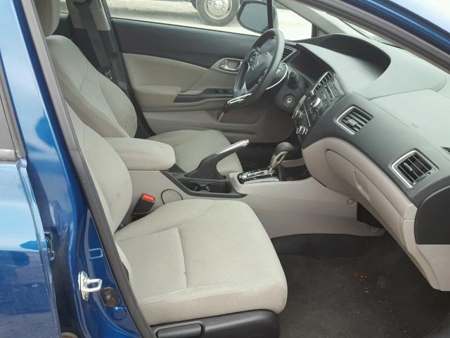 2HGFB2F58DH559088 - 2013 HONDA CIVIC LX BLUE photo 5