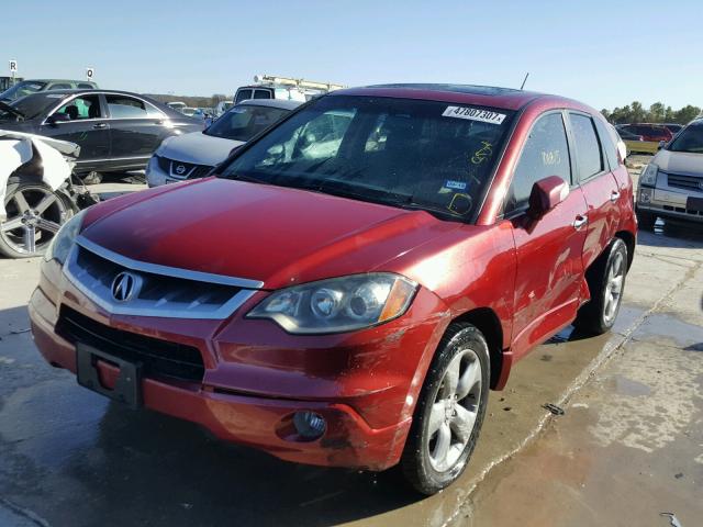 5J8TB18507A019862 - 2007 ACURA RDX TECHNO RED photo 2