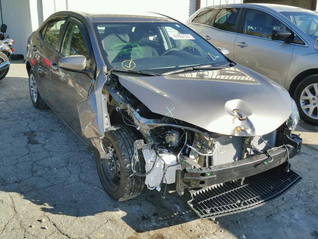 5YFBURHE1HP663547 - 2017 TOYOTA COROLLA L BROWN photo 1