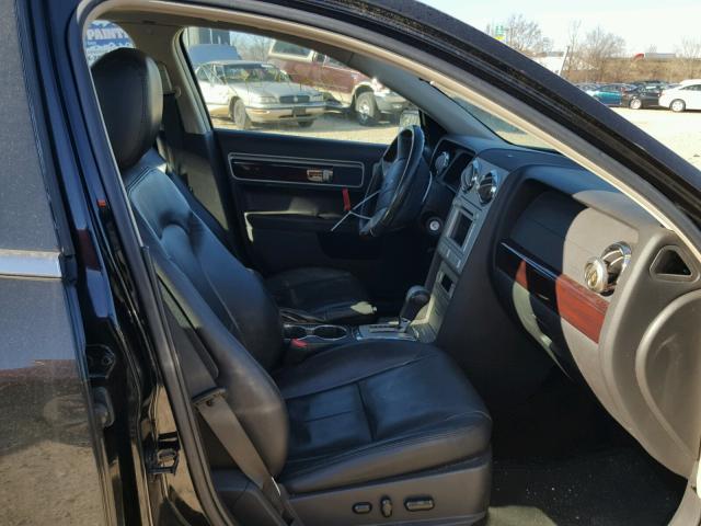 3LNHM28T99R619335 - 2009 LINCOLN MKZ შავი ფოტო 5