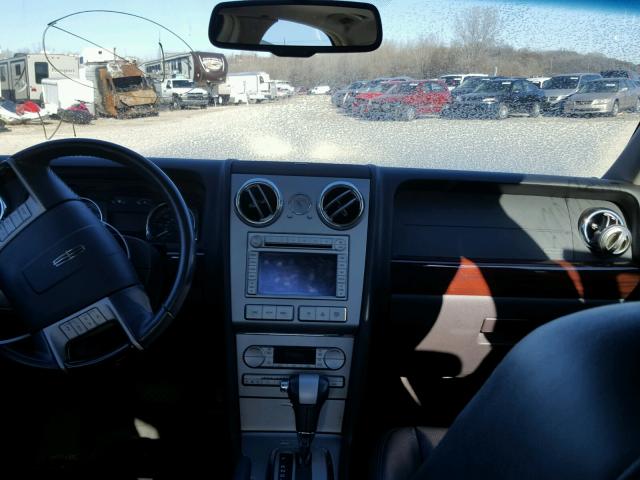 3LNHM28T99R619335 - 2009 LINCOLN MKZ შავი ფოტო 9