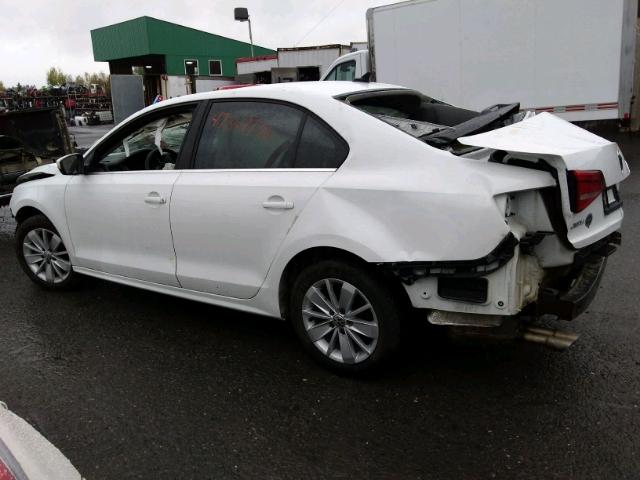 3VW2K7AJ6FM353106 - 2015 VOLKSWAGEN JETTA BASE WHITE photo 3