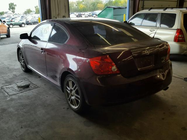 JTKDE177860103860 - 2006 TOYOTA SCION TC 勃艮第红 照片 3