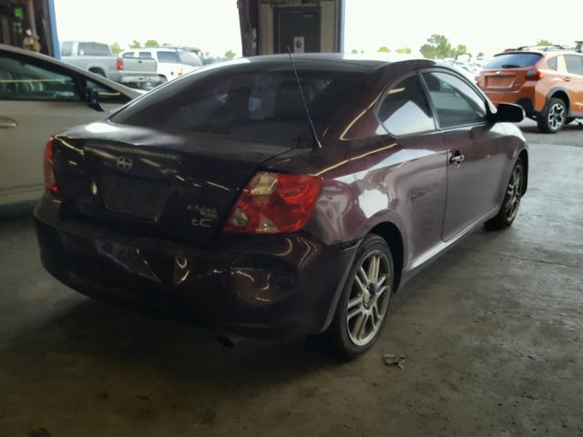JTKDE177860103860 - 2006 TOYOTA SCION TC 勃艮第红 照片 4