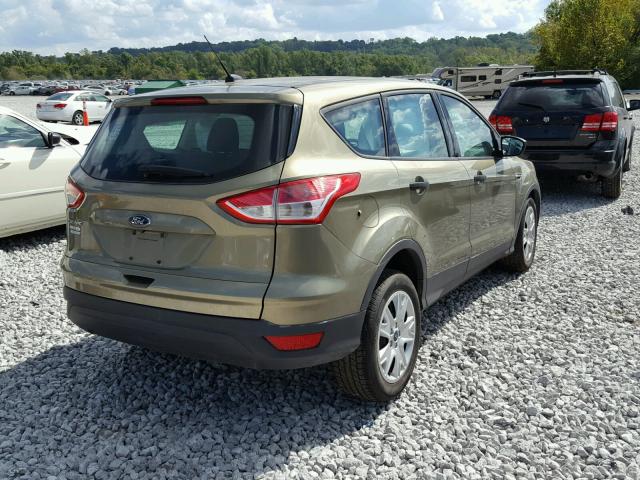 1FMCU0F71EUB46019 - 2014 FORD ESCAPE S GREEN photo 4