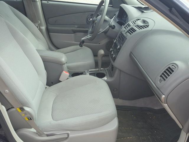 1G1ZS51F16F288451 - 2006 CHEVROLET MALIBU LS BLUE photo 5