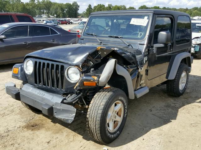 1J4FA39S55P330531 - 2005 JEEP WRANGLER X BLACK photo 2