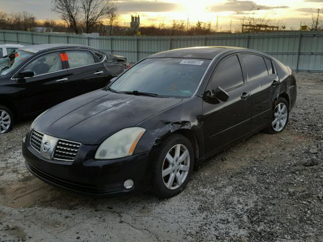 1N4BA41E84C927779 - 2004 NISSAN MAXIMA SE BLACK photo 2