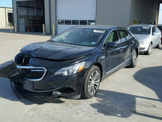 1G4ZN5SS7HU132371 - 2017 BUICK LACROSSE P BLACK photo 2