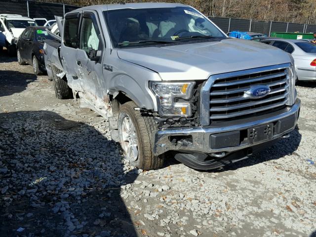 1FTEW1EP5GFB65906 - 2016 FORD F150 SUPER SILVER photo 1