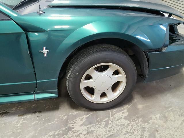 1FAFP404XYF204593 - 2000 FORD MUSTANG GREEN photo 9