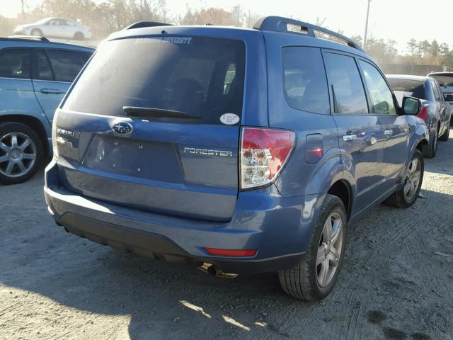 JF2SH6CC0AH705220 - 2010 SUBARU FORESTER 2 BLUE photo 4