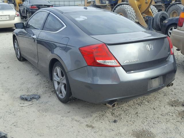 1HGCS2B84BA006064 - 2011 HONDA ACCORD EXL CHARCOAL photo 3