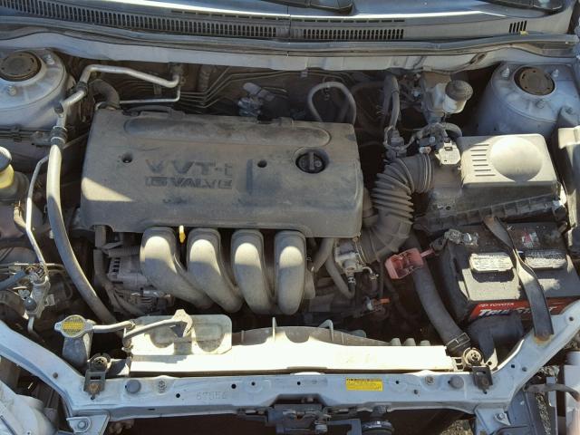 2T1BR30E87C764741 - 2007 TOYOTA COROLLA CE SILVER photo 7