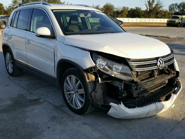 WVGAV3AX5EW565847 - 2014 VOLKSWAGEN TIGUAN S WHITE photo 1