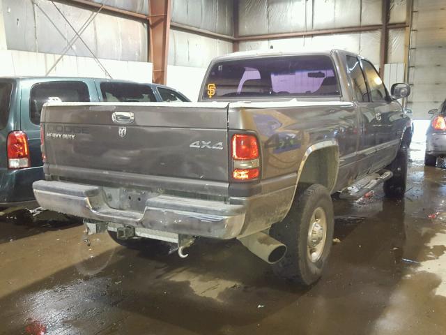 3B7KF23641G820209 - 2001 DODGE RAM 2500 GRAY photo 4