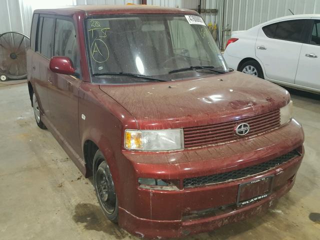 JTLKT324564066289 - 2006 TOYOTA SCION XB MAROON photo 1