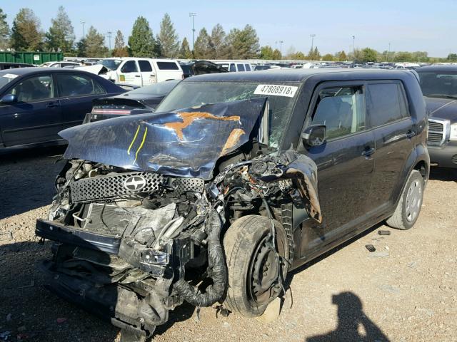 JTLKE50E081027146 - 2008 TOYOTA SCION XB ლურჯი ფოტო 2